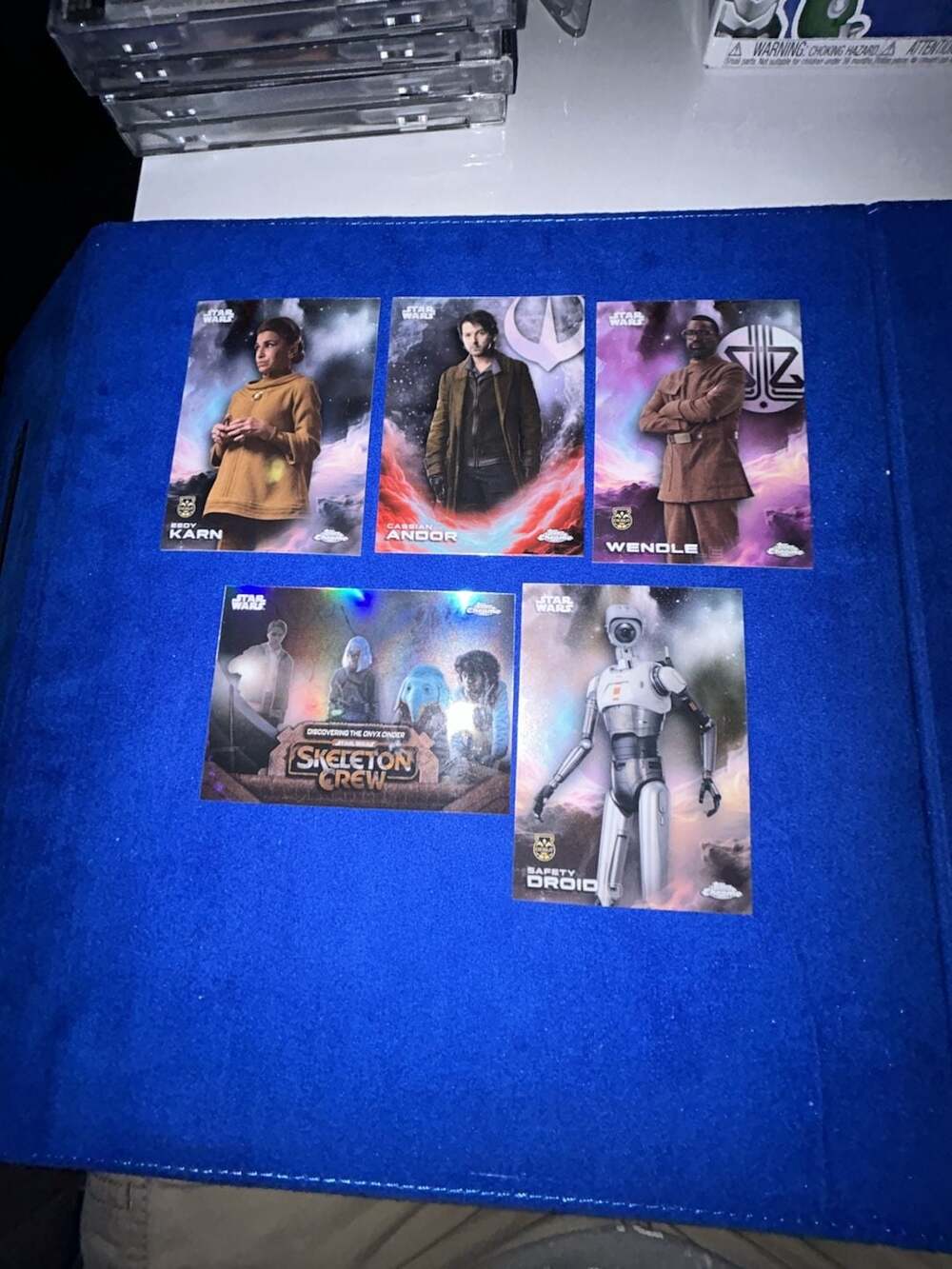 2025 Topps Star Wars Chrome Trading Card Lot (5 Cards)
